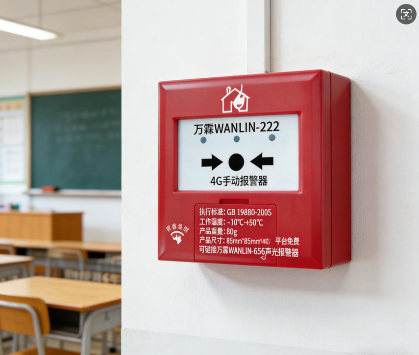 成都4G手报智慧消防部署工程 成都万霖4G手报消防报警应用