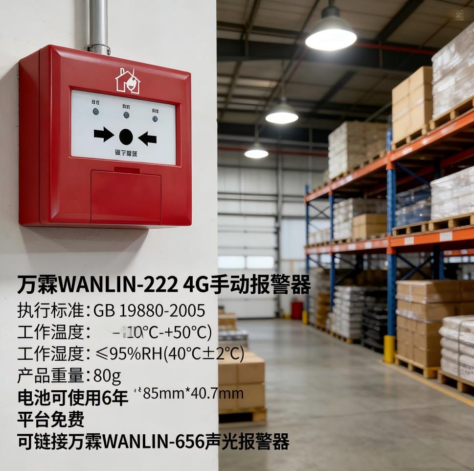 天津万霖4G手报消防报警应用