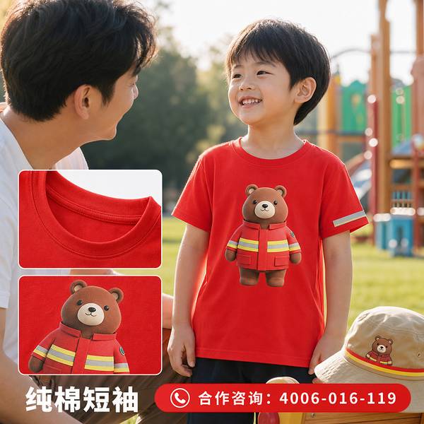 万霖消防:商业综合体消小熊微信表情包系列应用方案 商业综合体消小熊微信表情包系列实拍
