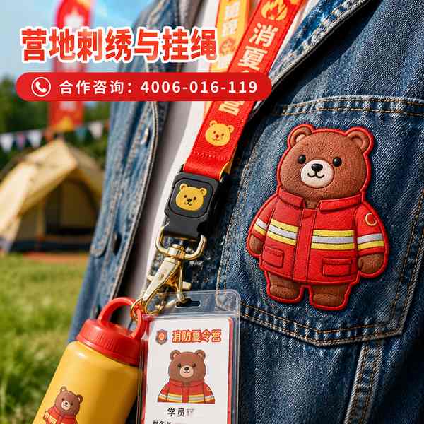 万霖消防:校园消小熊IP品牌全案应用方案 校园消小熊IP品牌全案实拍