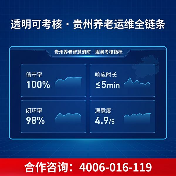 黔东南黄平县养老驿站养老机构消防安全管理中心建设:万霖县级中心一站式方案 黔东南黄平县万霖养老机构智慧消防应用