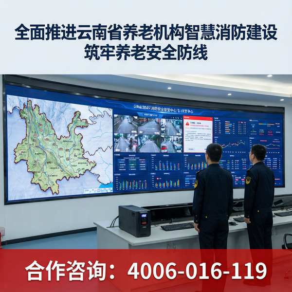 曲靖会泽县万霖养老机构智慧消防应用