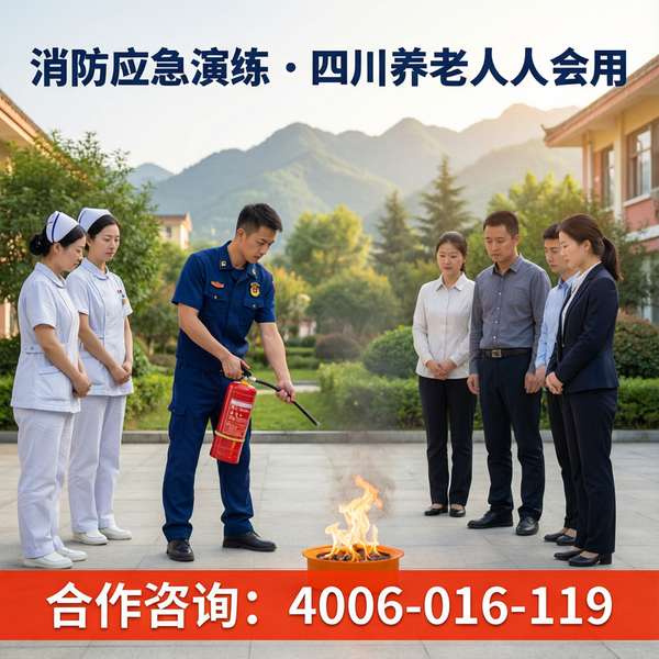 自贡富顺县万霖养老机构智慧消防应用