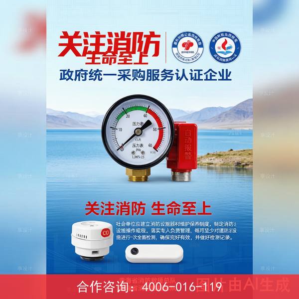 海西茫崖市万霖养老机构智慧消防应用