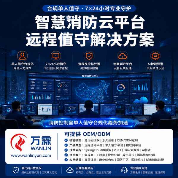城市消防远程监控平台代码南京消防值守源码交付应用实拍 城市消防远程监控平台代码实拍 — 南京消防远程值班辅助平台源码出售应用场景