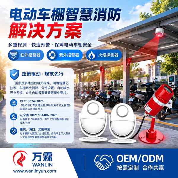鹰潭中东社区开发运营商对接电动自行车充电棚智能灭火系统源头厂家项目现场 鹰潭中东社区开发运营商对接电动自行车充电棚智能灭火系统源头厂家现场 — 电动车棚智慧消防设备出口合作
