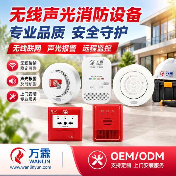 广州消防工程安装公司养老院消防一站式解决方案上门安装项目现场 广州消防工程安装公司养老院消防一站式解决方案上门安装项目现场 — 无线点位安装与平台接入