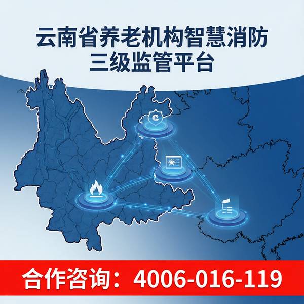 富源养老机构消防控制室值班监测预警系统