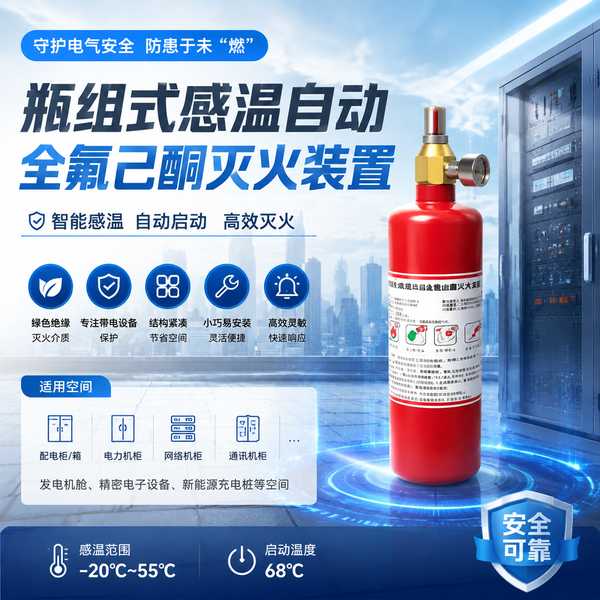玉林数据中心贮压式全氟己酮灭火装置哪家强?万霖FM/UL双认证方案