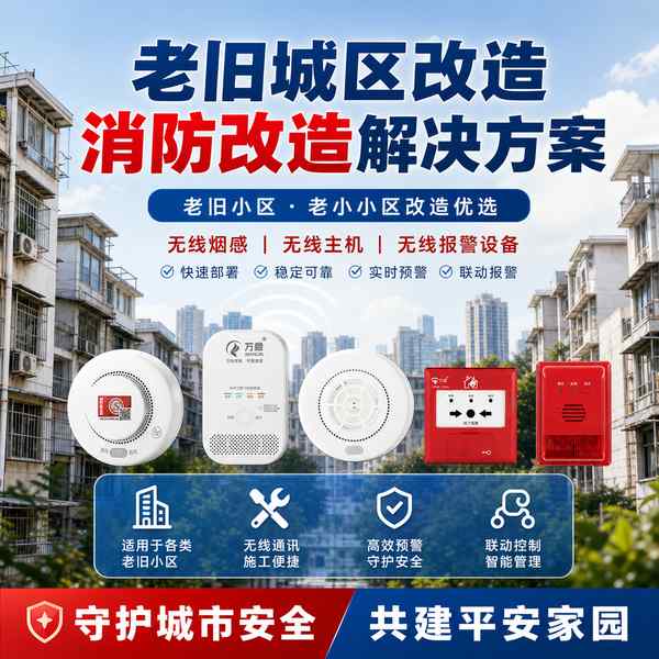 合肥无线消防报警系统怎么选？免布线系统架构与部署指南