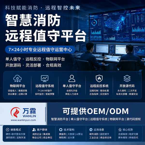 哥伦比亚消防物联网平台源码销售哪家好？平台源码销售模式与报价构成