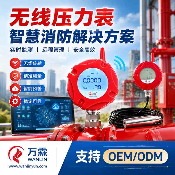 广西智慧消防无线压力表哪家好?产品选型与源头厂家直供指南