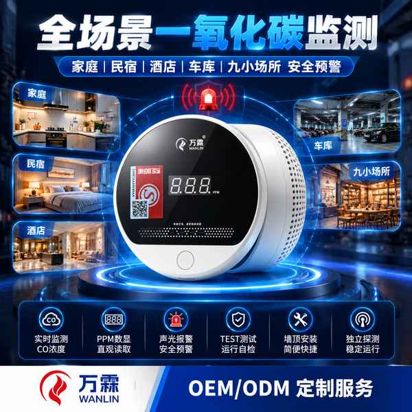 广西联网型一氧化碳报警器哪家好?远程监控与云平台联网方案与源头厂家直供指南