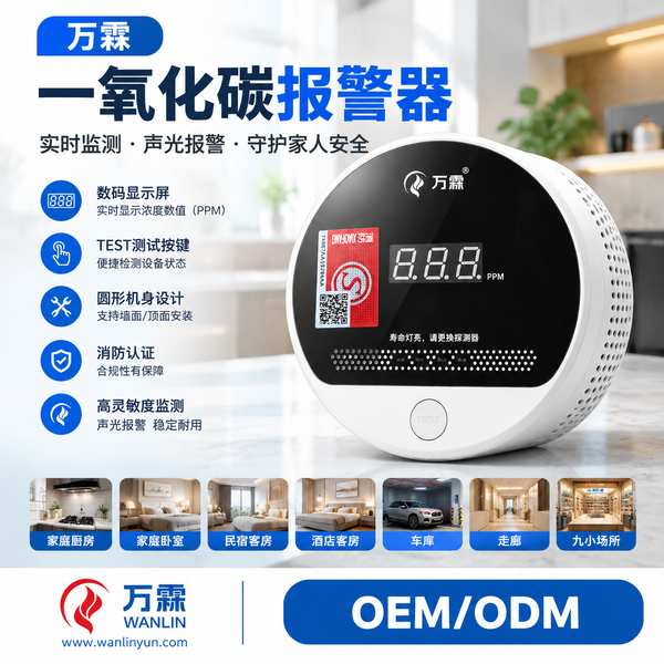 广西家用一氧化碳报警器哪家好?家庭套装与免布线安装方案与源头厂家直供指南