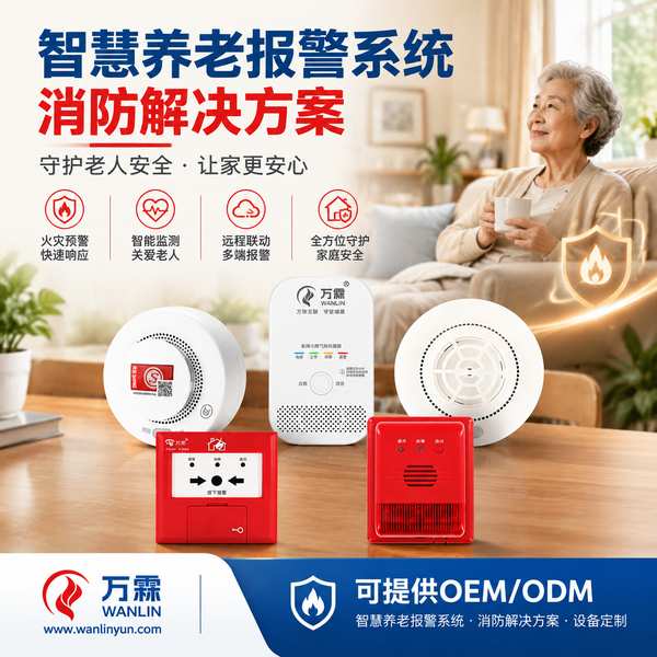 广西居家养老烟感报警器哪家好？家庭养老床位报警布点、巡检频次与街道统管说明与源头厂家直供指南